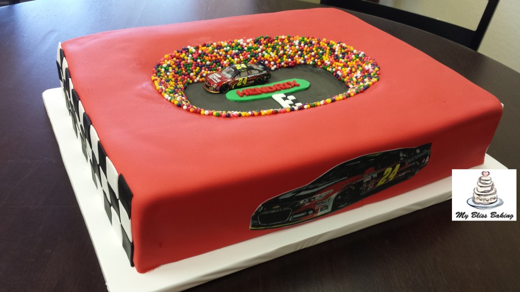 NASCAR Track Cake